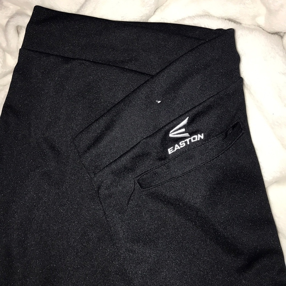 Black Softball pants with drawstring